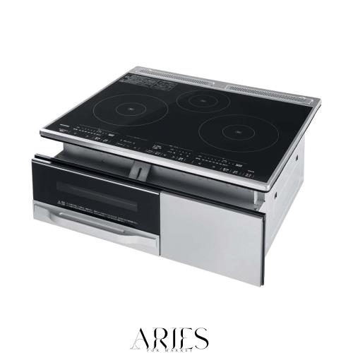 アイリスオーヤマ(IRIS OHYAMA) IHクッキングヒーター ビルトイン 3口 200V チャイルドロック 切り忘れ防止 タイマー機能 小物検知 揚げ