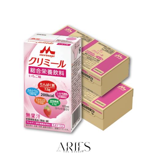 森永乳業 栄養補助飲料 エンジョイ クリミール いちご味 125ml×24本×2ケース 高カロリー エネルギー 乳酸菌 食物繊維 亜鉛 栄養ドリン