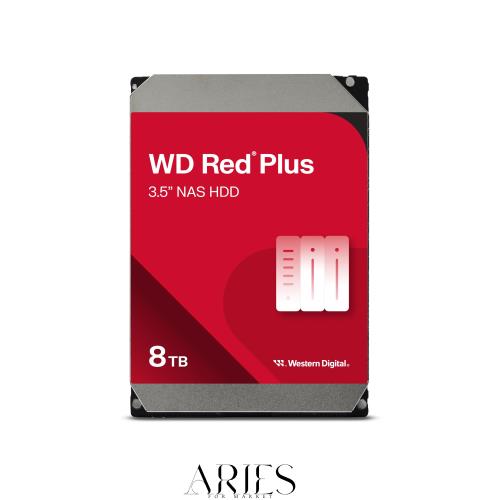 【Amazon.co.jp 限定】Western Digital ウエスタンデジタル WD Red Plus 内蔵 HDD 8TB CMR 3.5インチ SATA 5400rpm キャッシュ64MB NAS