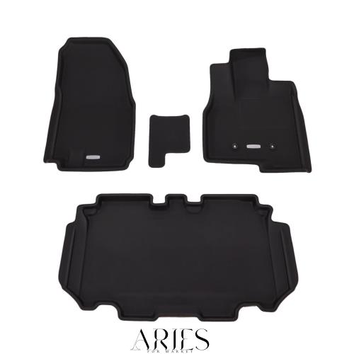 クラッツィオ(Clazzio) フロアマット 立体タイプ 1台分セット N-BOX/N-BOXカスタム JF5 / JF6 R5(2023)/10~ NEWラバータイプ ブラック EH