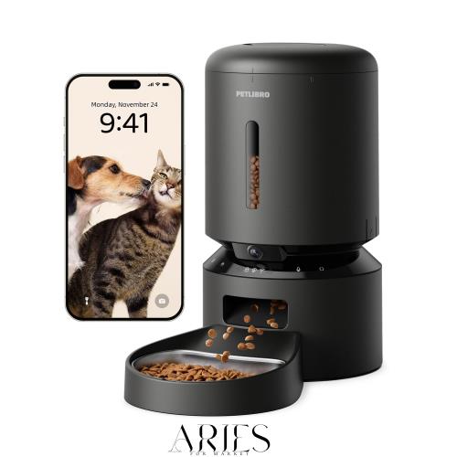 PETLIBRO 自動給餌器 猫用 カメラ付き 自動餌やり器 犬 1080P 暗視機能 自動餌遣り器 スマホ遠隔操作 双方向会話 2.4G 5G WiFi対応 詰ま