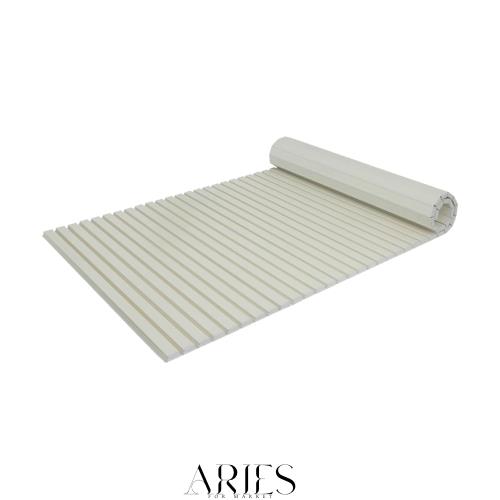 ミエ産業 オーダーサイズ仕様 シャッター式風呂ふた 85×122cm アイボリー 日本製