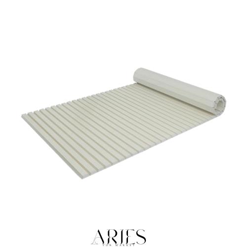 ミエ産業 オーダーサイズ仕様 シャッター式風呂ふた 85×152.6cm アイボリー 日本製