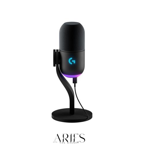 Logicool G ゲーミングマイク YETI GX ダイナミックマイク G-YETI-GX-BK ストリーミング配信 スーパーカーディオイド ノイズ軽減 RGB LIG