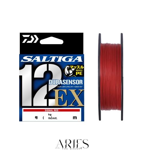 ダイワ(DAIWA) PEライン UVF ソルティガデュラセンサーX12EX+Si3 300m 5号(88lb) シグナルレッド