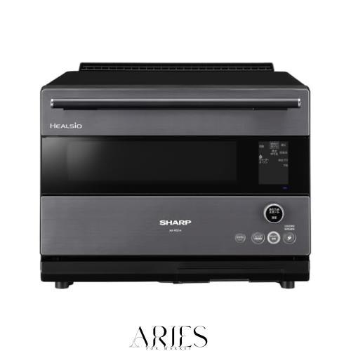 シャープ ウォーターオーブンヘルシオ AX-RS1A-H グレー 2段 コンベクション まかせて調理 スマホ連携 高性能センサー ハイグレードモデ