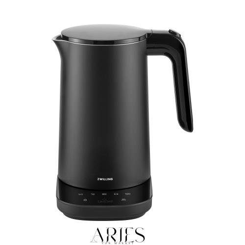 ZWILLING ツヴィリング 「 エンフィニジー 電気ケトル プロ 1L ブラック 」 電気ポット6段階温度設定 空焚き防止 自動電源OFF コンパクト