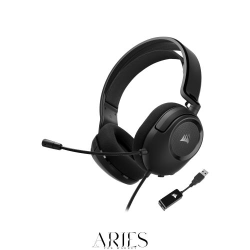 CORSAIR HS35 SURROUND V2 マルチプラット フォームゲーミングヘッドセット Dolby Audio 7.1 3.5mm接続 全指向性マイク付き ボリューム調