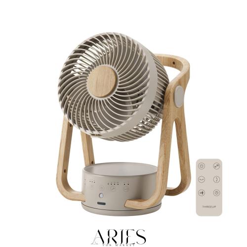 スリーアップ 22畳 WOOD STYLE 節電センサー付 アロマ対応 AC サーキュレーター グレージュ CF-AZ0615GG