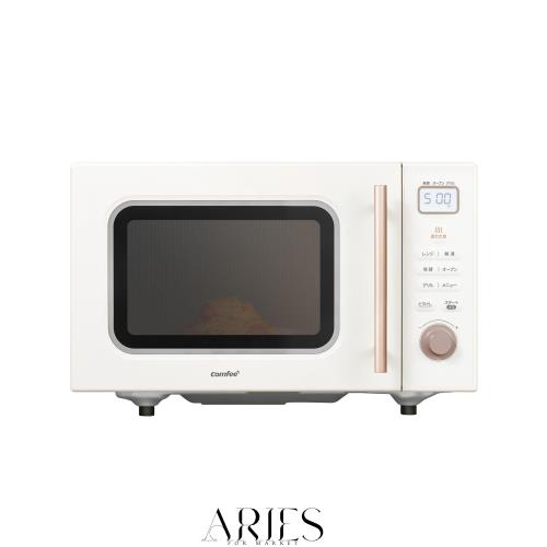 COMFEE’ オーブンレンジ 16L フラットテーブル ヘルツフリー 全国対応 レンジ最大650W出力 グリル・オーブン・発酵・解凍・予熱対応 自動の通販は