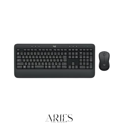 ロジクール マウス ワイヤレスキーボード セット MK540 ワイヤレス キーボード ワイヤレスコンボ パームレスト チルトレッグ搭載 耐水 高