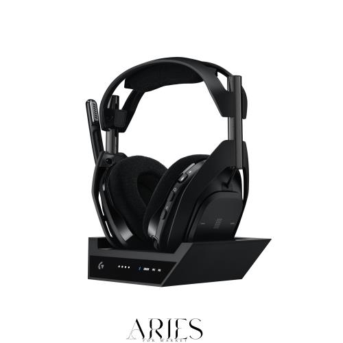 Logicool G ゲーミングヘッドセット ASTRO A50 X LIGHTSPEED A50X-BK ワイヤレス ヘッドセット + ベースステーション ミックスアンプ 内