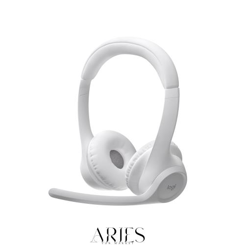 ロジクール ワイヤレスヘッドセット ZONE 300 Zone300OW Bluetooth 軽量 122g マルチポイント接続対応 2台同時接続 デュアルビームフォー