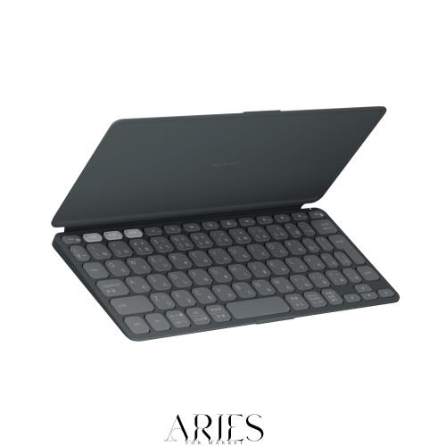 【Amazon.co.jp限定】 ロジクール KEYS TO GO 2 ワイヤレス キーボード iK1043GRUd 薄型 軽量 222g Bluetooth ワイヤレスキーボード 無線