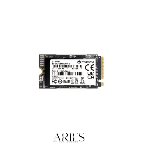 トランセンド M.2 NVMe SSD 512GB 2242 PCIe Gen4×4 最大読込み:5,000MB/s 最大書込み:3,500MB/s M Key TS512GMTE410S