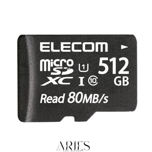 エレコム microSD 512GB マイクロSDカード UHS-1 U1 microSDXC IPX7 MF-AMS512GU11の通販は 10,342円
