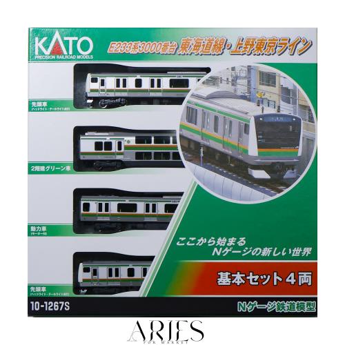 KATO Nゲージ E233系3000番台 東海道線 上野東京ライン 基本セット 4両 10-1267S 鉄道模型 電車