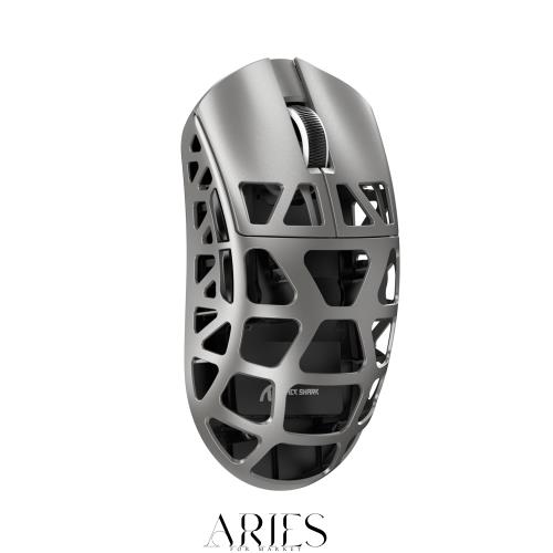 ATTACK SHARK R3ゲーミングマウス 3 モードマグネシウム合金版 46g超軽量マウス 有線Type-C/Bluetooth/ワイヤレス2.4G接続 8000hz PAW339