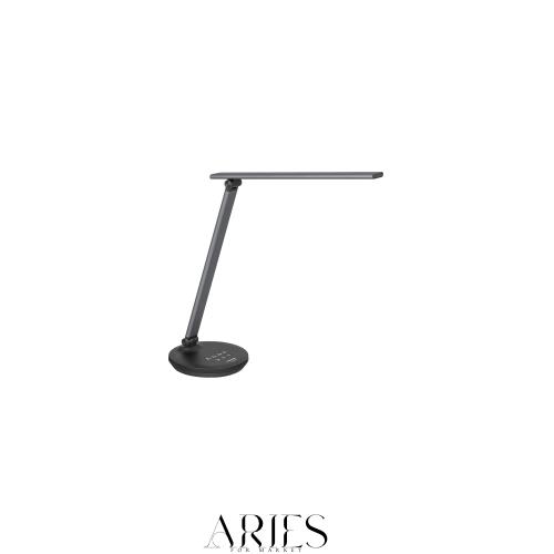 パナソニック LEDデスクライト 置き型 パソコンくっきり光搭載 器具光束610ルーメン ダークグレーメタリック仕上げ SQ-LD440-K