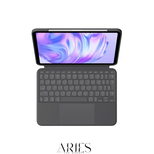 ロジクール Combo Touch iPad Pro 11インチ M4 iK1177GRA キーボード付き ケース 軽量 日本語配列 キーボード スマートコネクタ グラファ