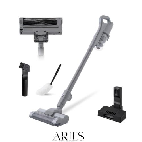 【置くだけで充電スタンド付き】アイリスオーヤマ 掃除機 コードレス サイクロンスティッククリーナー 人気 充電スタンド付き 静電モップ