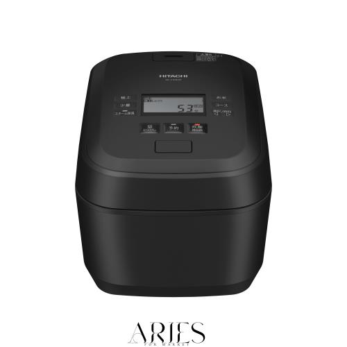 日立 炊飯器 5.5合 圧力＆スチームIH ふっくら御膳 RZ-V100HM K フロストブラック 日本製 大火力 沸騰鉄釜 蒸気カット