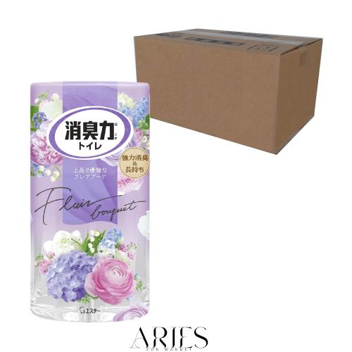 消臭力 [オフィス ビジネスに ケース販売] トイレ用 置き型 フレアブーケ 400mL×18個 トイレの消臭力 トイレ 置くだけ 消臭剤 消臭 芳香の通販は 5,572円