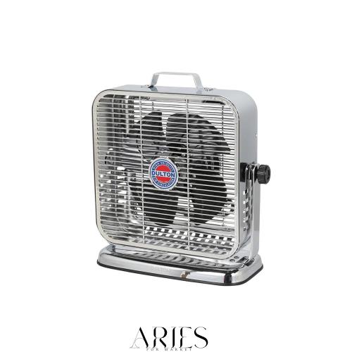 ダルトン(Dulton) 扇風機 エアー サーキュレーター クローム シルバー 角度調整可能 風量3段階調節 換気 空気循環 高さ40cm 幅38cm 奥行2