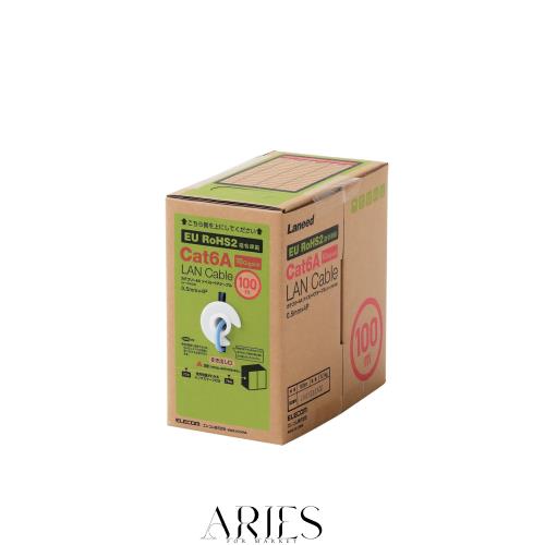 エレコム LANケーブル CAT6A EU RoHS指令準拠 コネクタ無し 単線 リレックス 100m ブルー ECLD-GPALB100RSの通販は 10,939円