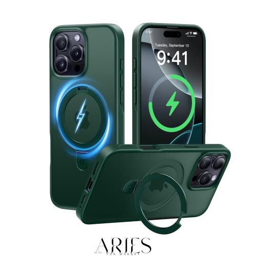 【8年間の技術結晶！4in1超万能モデル】CASEKOO iPhone 16 Pro Max 用 ケース 米軍MIL規格 横縦両立 指紋防止 マット仕上げ 最大25W急速