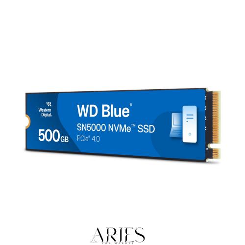 Western Digital ウエスタンデジタル 内蔵SSD 500GB WD Blue SN5000 (読取り最大 5,000MB/秒) M.2-2280 NVMe WDS500G4B0E-EC 【国内正規