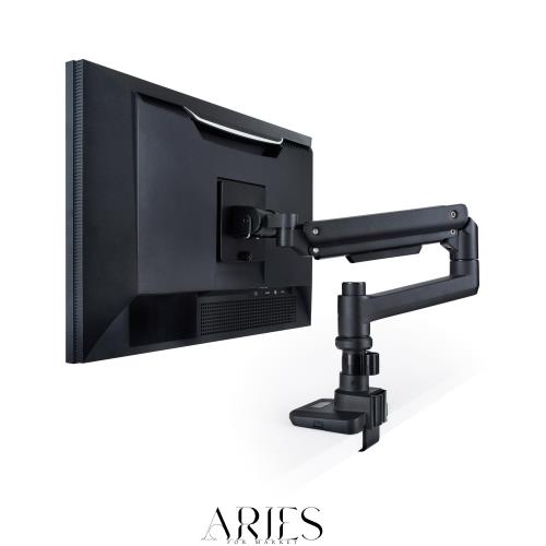 エレコム モニターアーム 17~49インチ対応 耐荷重20kg ガススプリング式 VESA ロングアーム ワイドモニター対応 ブラック DPA-SL07BK 12,454円