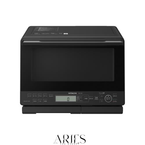 日立 過熱水蒸気 オーブンレンジ 大容量 31L MRO-S8C K ブラック 保証1年 お手入れ簡単 重量センサー 250℃1段式ワイドオーブン ヘルシー