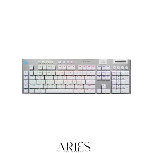 【Amazon.co.jp限定】 Logicool G ゲーミングキーボード G915 X LIGHTSPEED 薄型 ワイヤレス G915WLX-TCWH タクタイル 茶軸 確かな打鍵感