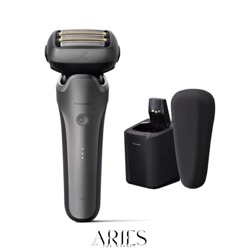 パナソニック メンズ シェーバー ラムダッシュ PRO 5枚刃 電動 髭剃り メンズ ラムダッシュAI？ 全自動洗浄充電器 ES-L580U-S シルバー