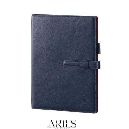 レイメイ藤井 手帳 システム手帳 2025年 A5 ダヴィンチ マンスリー ブロック 牛革 ネイビー 25DA17K 2024年 12月始まりの通販は