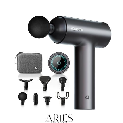 arboleaf 筋膜リリースガン Pro ハンディガン タッチパネル式 10mm振幅 最速3200回/分 きんまくリリースガン 6段階レベル 7種類アタッチ