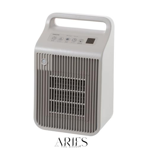 [山善] ヒーター セラミックヒーター 脱衣所 セラミックファンヒーター 省エネ 人感センサー 温度センサー 速暖 送風モード 切タイマー