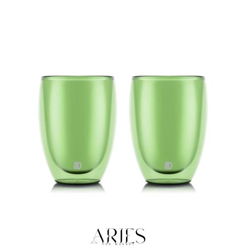 BODUM ボダム グラス コップ タンブラー PAVINA パヴィーナ ダブルウォールグラス 350ml グリーン 2個セット 保温保冷性 二重構造 耐熱ガの通販は 5,316円