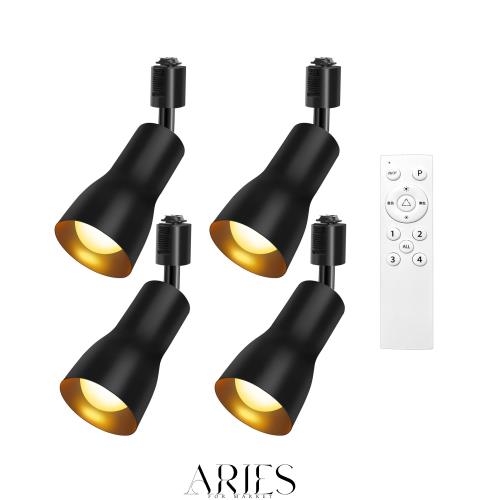 Pispoer ダクトレール用 レールライト ライティングバー用 ダクトレール照明 天井照明 間接照明 LED電球60W形付き E26 調光調色 消費電力