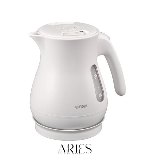 【WEB限定】タイガー魔法瓶 電気ケトル 驚速 軽量 湯沸かし 1.0L 蒸気セーブ 転倒お湯漏れ防止 カラ炊き防止 マットホワイト PCL-N100 WM