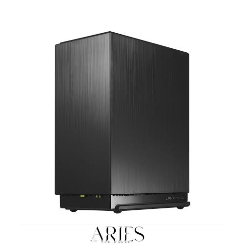 IODATA NAS ネットワークHDD 2.5GbE対応 2ドライブ 8TB フォルダ共有 リモートアクセス バックアップ NarSuS対応 ファンレス 【PC/スマホ