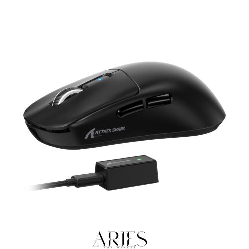 ATTACK SHARK R6 39g超軽量ゲーミングマウス、8000Hz、PixArt PAW3950MAXゲーミングセンサー、42000DPI、Nordic 52840 MCU、3モード連続