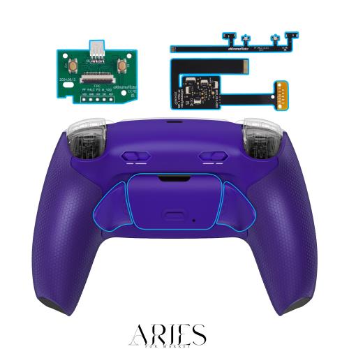 eXtremeRate ps5コントローラーBDM-010/020対応RISE Plus MAXバックパドルキット、クリッキートリガーストップ＆ラバーグリップ付き、ps5