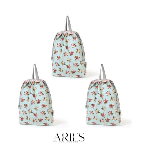 COLORFUL CANDY STYLE LAURA ASHLEY 巾着 大 体操服袋 Ena’s Garden 3枚セット おしゃれ 体操服入れ 体操着袋 着替え 運動着 幼稚園 子