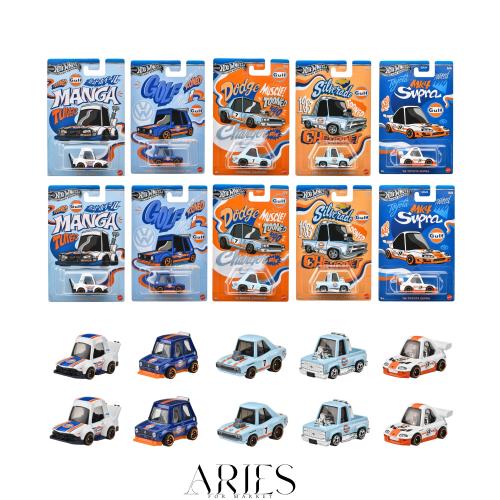 ホットウィール(Hot Wheels) テーマオートモーティブ アソート - ノッポ・ガルフレーシング 10台入り BOX販売 乗り物おもちゃ ミニカー 3