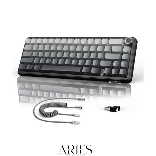 ATTACK SHARK X66 ゲーミングキーボード トライーモード ワイヤレス/Bluetooth/有線 ホットスワップ メカニカルキーボード 60%レイアウト