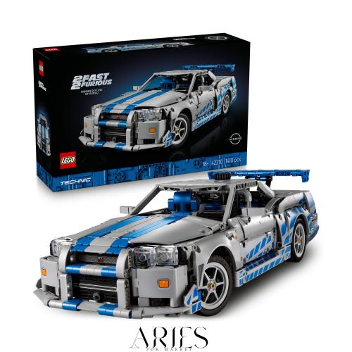 レゴ(LEGO) テクニック ワイルド・スピード 日産スカイラインGT-R (R34) おもちゃ 玩具 誕生日 プレゼント ブロック 男性 女性 乗り物 車