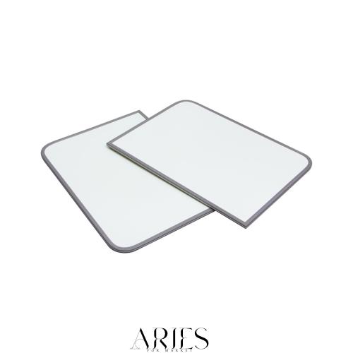 Belca(ベルカ) 風呂ふた お手入れ簡単 フラット形状 組み合わせ 風呂ふた 幅73×長さ108cm 2枚組 ホワイト ABS樹脂製 軽量 防カビ UV加工