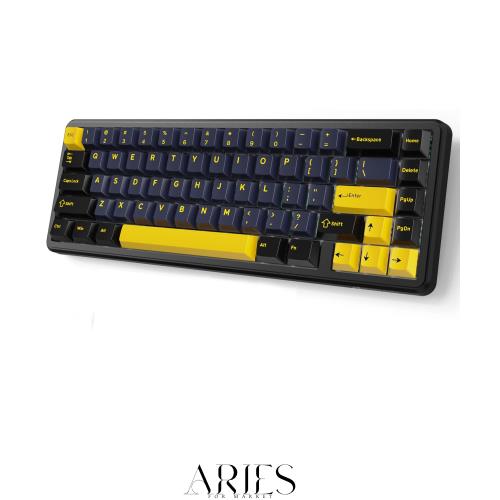 ATTACK SHARK X65 HEラピッドトリガーキーボード、磁気軸、65% 有線ゲーミング キーボード、0.01mm RT精度、0.125msレイテンシー、8Kポー